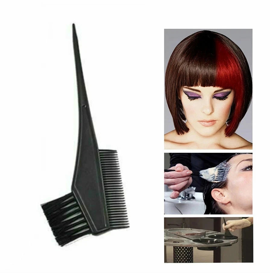 3 Piece Hair Dye Brush & Comb Set