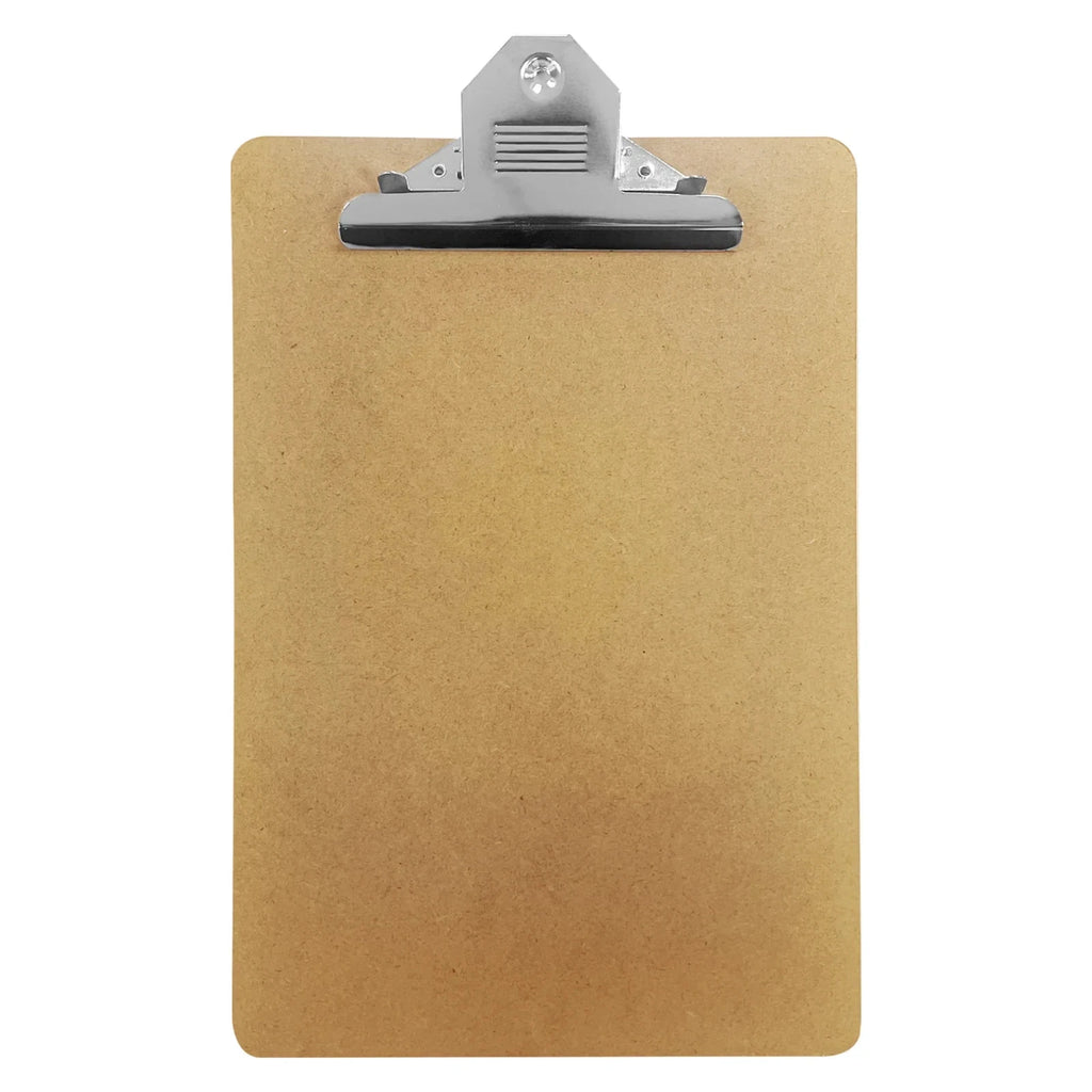 2 Pack Janrax Foolscap MDF Clipboard with Butterfly Clip (A4 Plus) 355 x 255mm