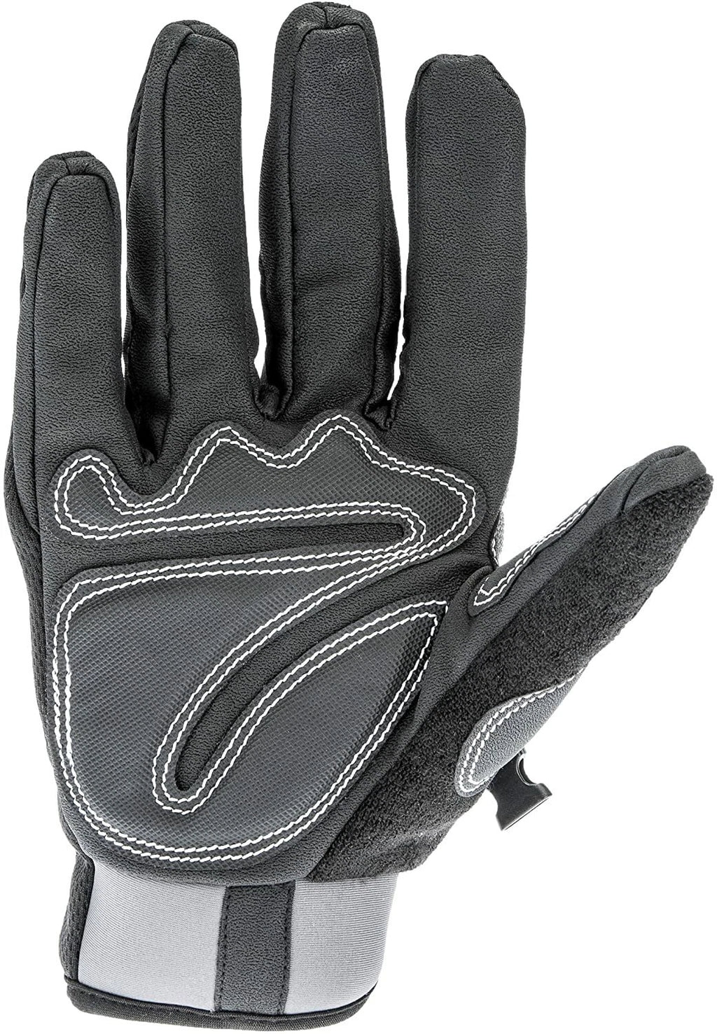 Ultrasport Race Touchscreen Cycling Gloves - Black/Grey, Large