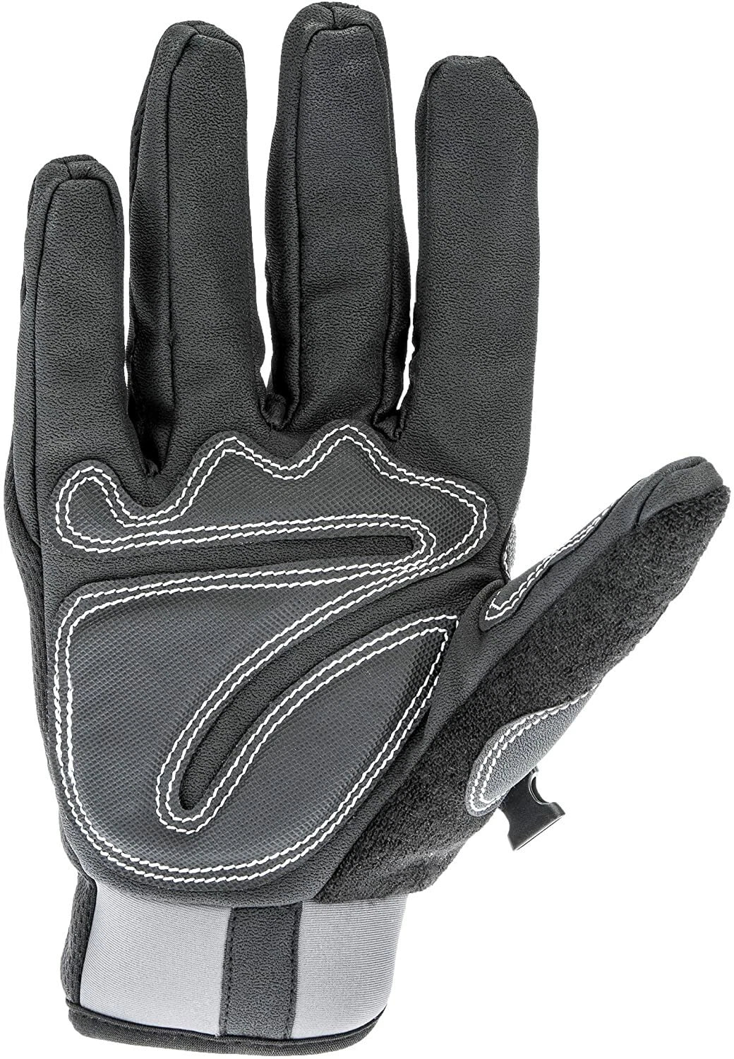 Ultrasport Race Touchscreen Cycling Gloves - Black/Grey, Large