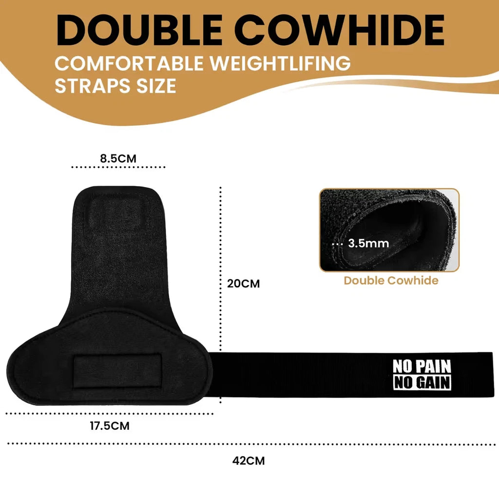 Weight Lifting Wrist Wraps Adjustable Neoprene Padded Straps – Black