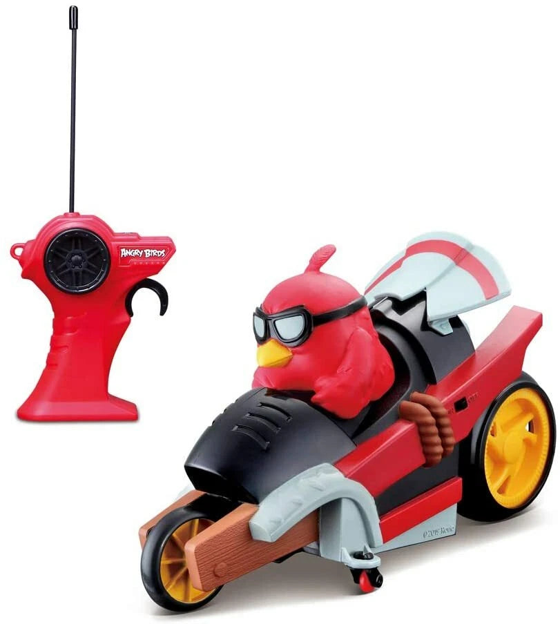 ANGRY BIRDS CYCLONE RACER. Remote Control Stunt Bike. Kids Toy
