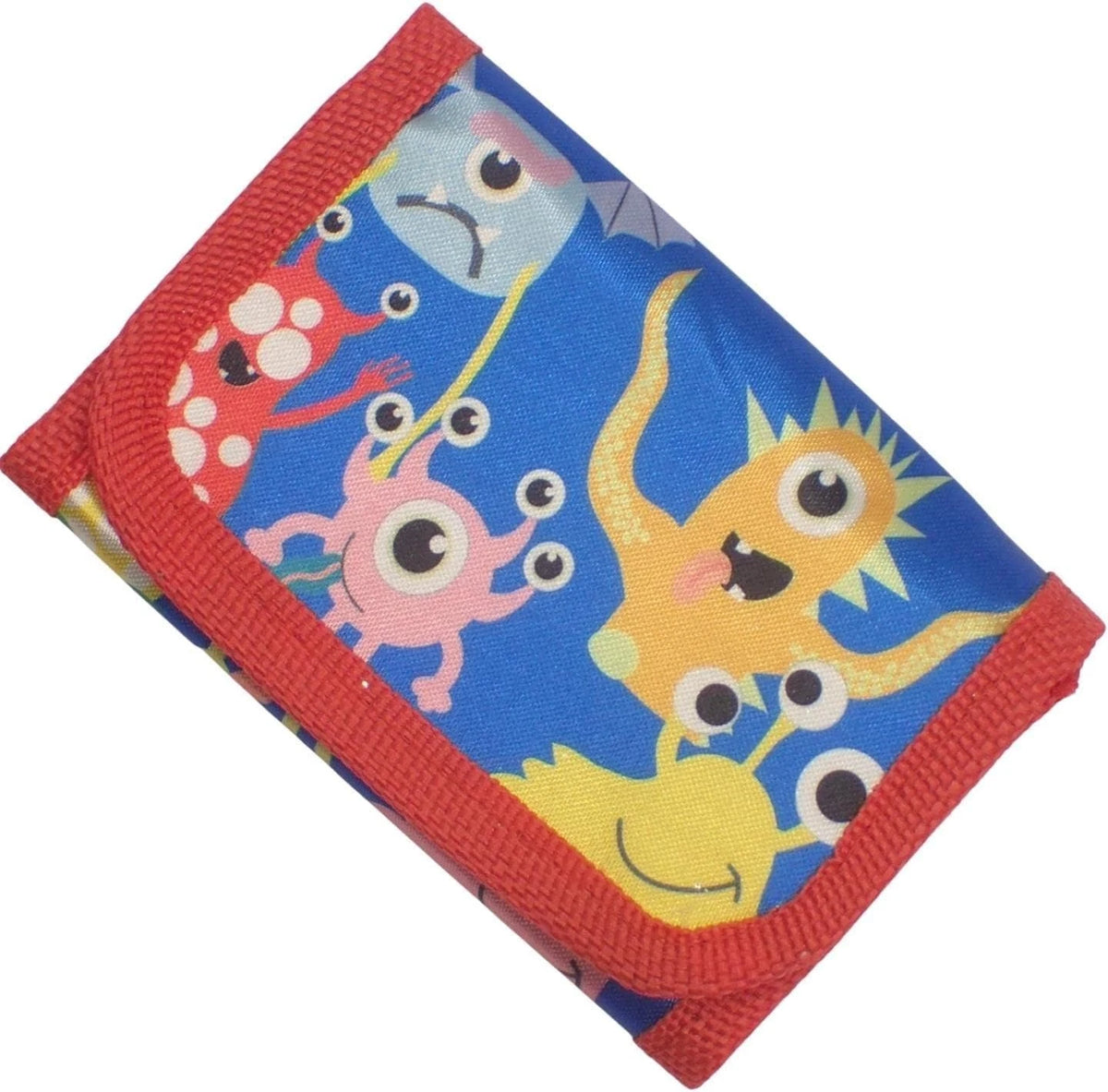 Tri Fold Zip Wallet Children Boys & Girls Assorted Designs Themes 11 x 7cm