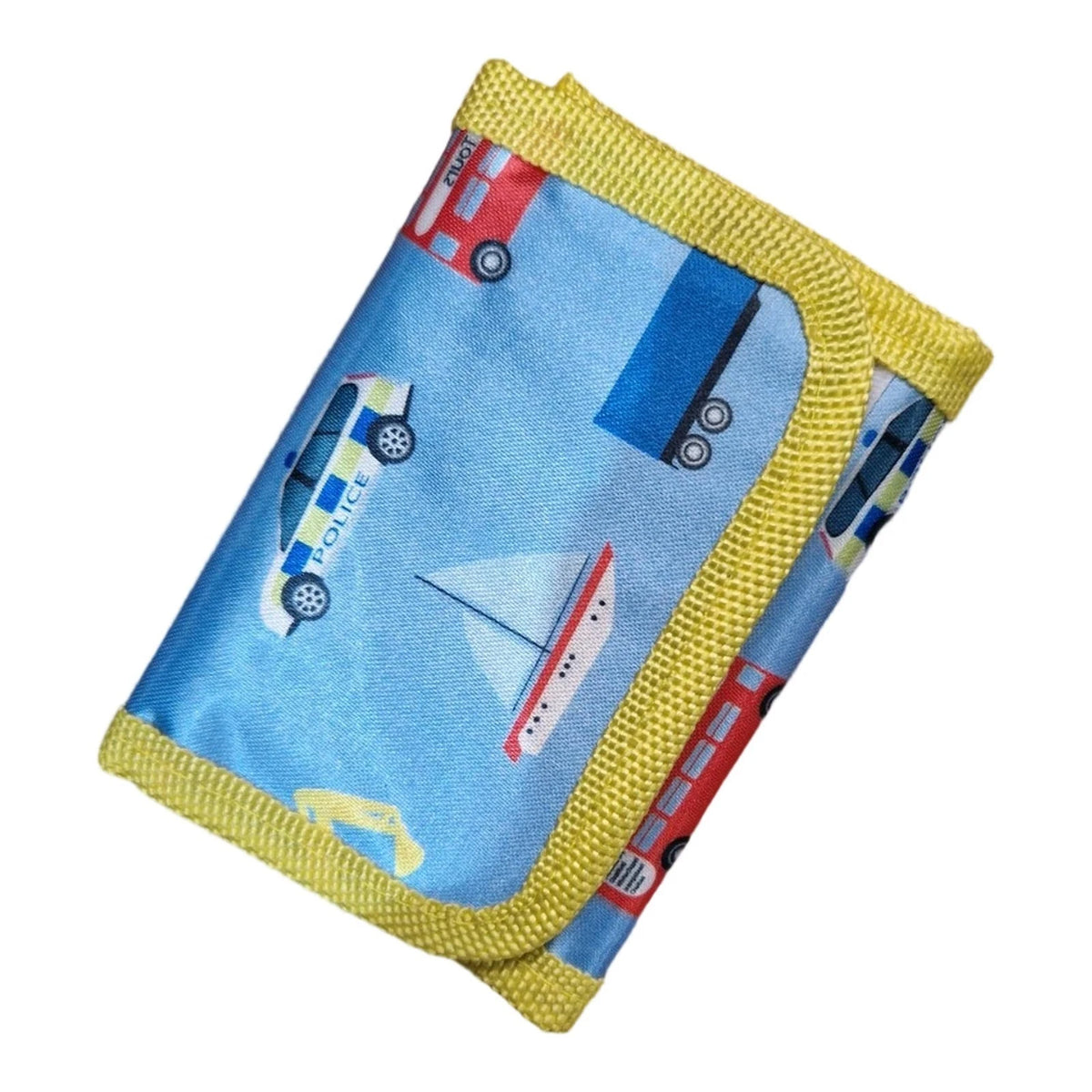 Tri Fold Zip Wallet Children Boys & Girls Assorted Designs Themes 11 x 7cm