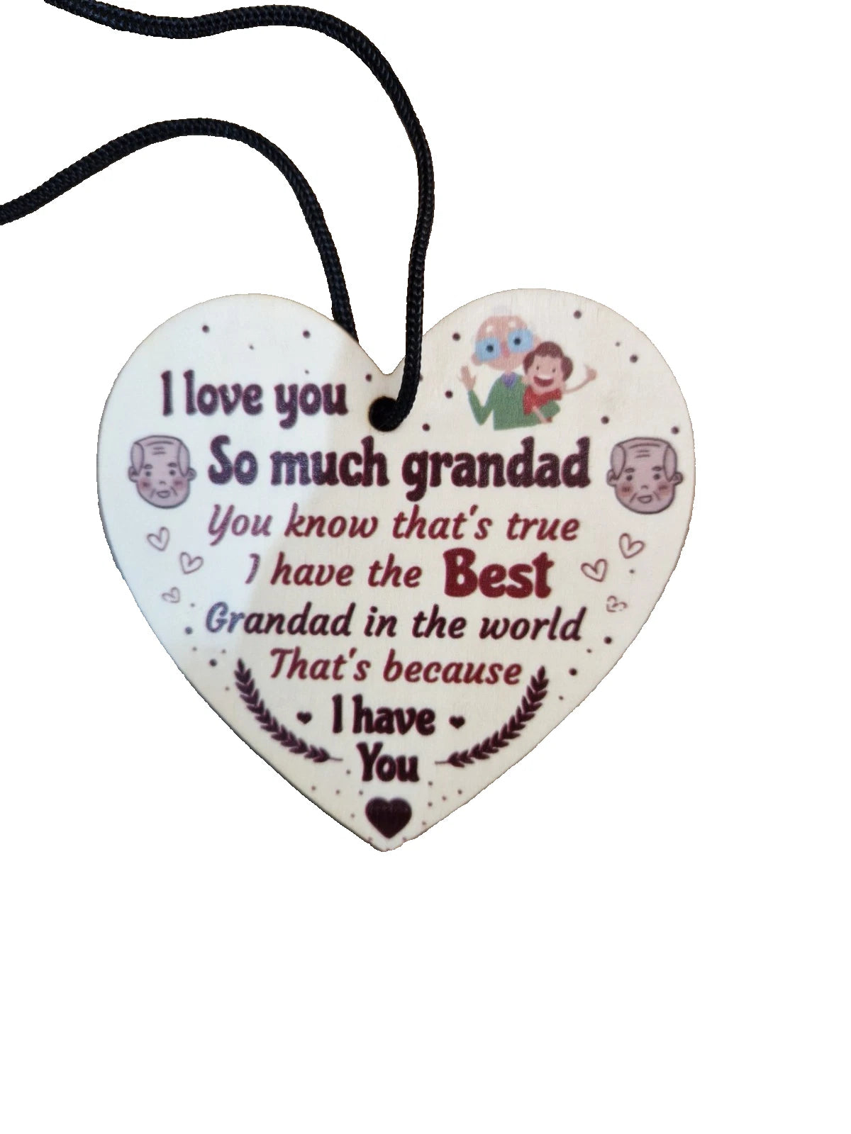 Beautiful Wooden Heart Keepsakes – 10 x 10cm – Choose Your Favourite Message