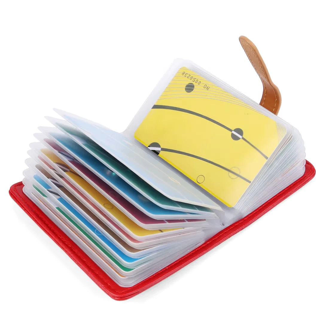 10 Colors Credit Card Holder Credit Card Wallets for Women Men Leather