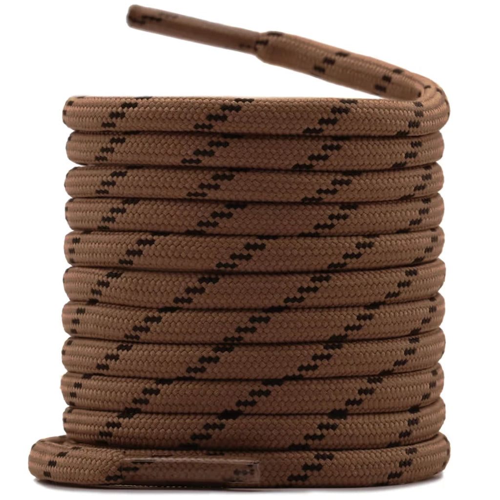 WEGOODZF Heavy Duty Boot Laces Non-Slip Safety Laces for Hiking Shoes etc 4.5mm.