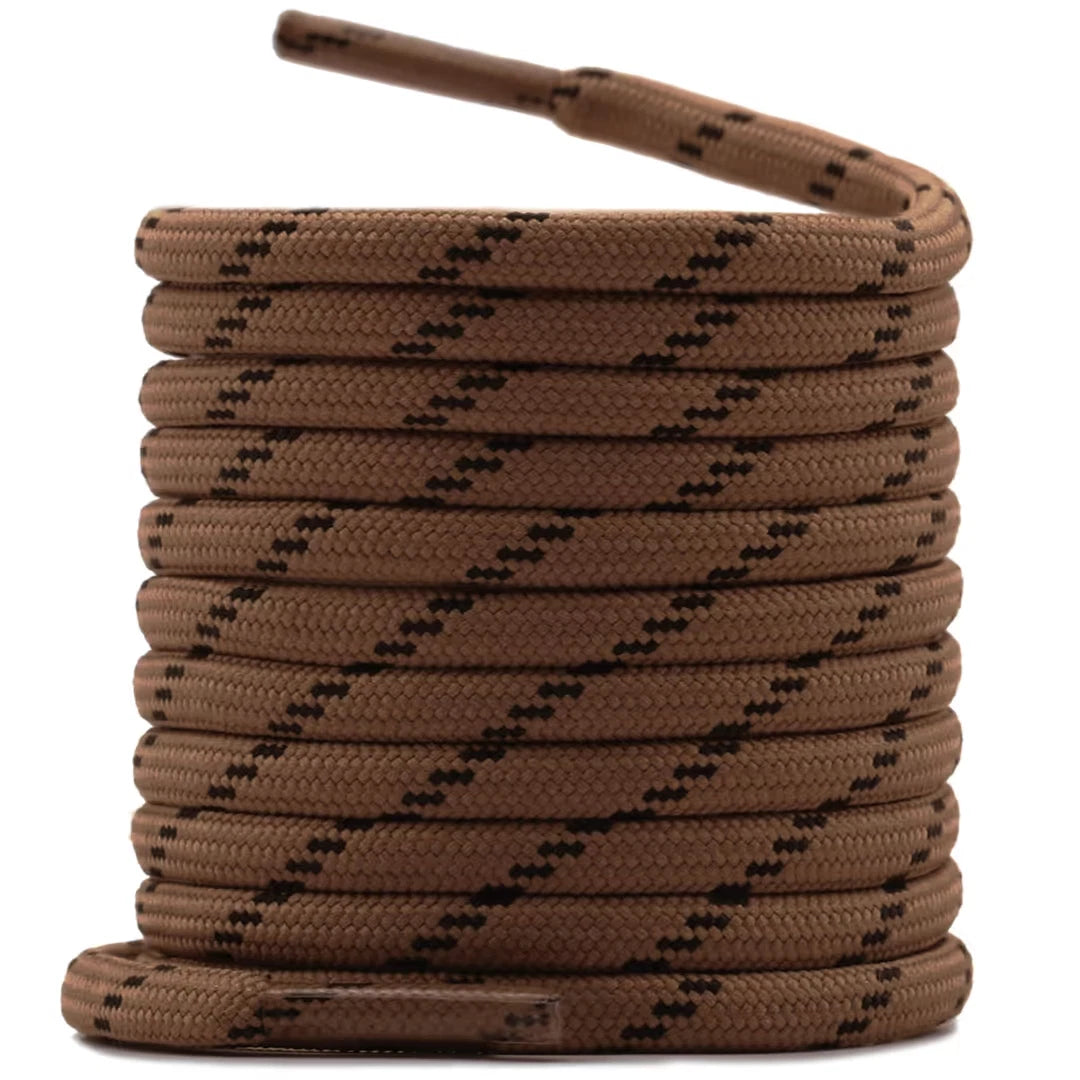 WEGOODZF Heavy Duty Boot Laces Non-Slip Safety Laces for Hiking Shoes etc 4.5mm.