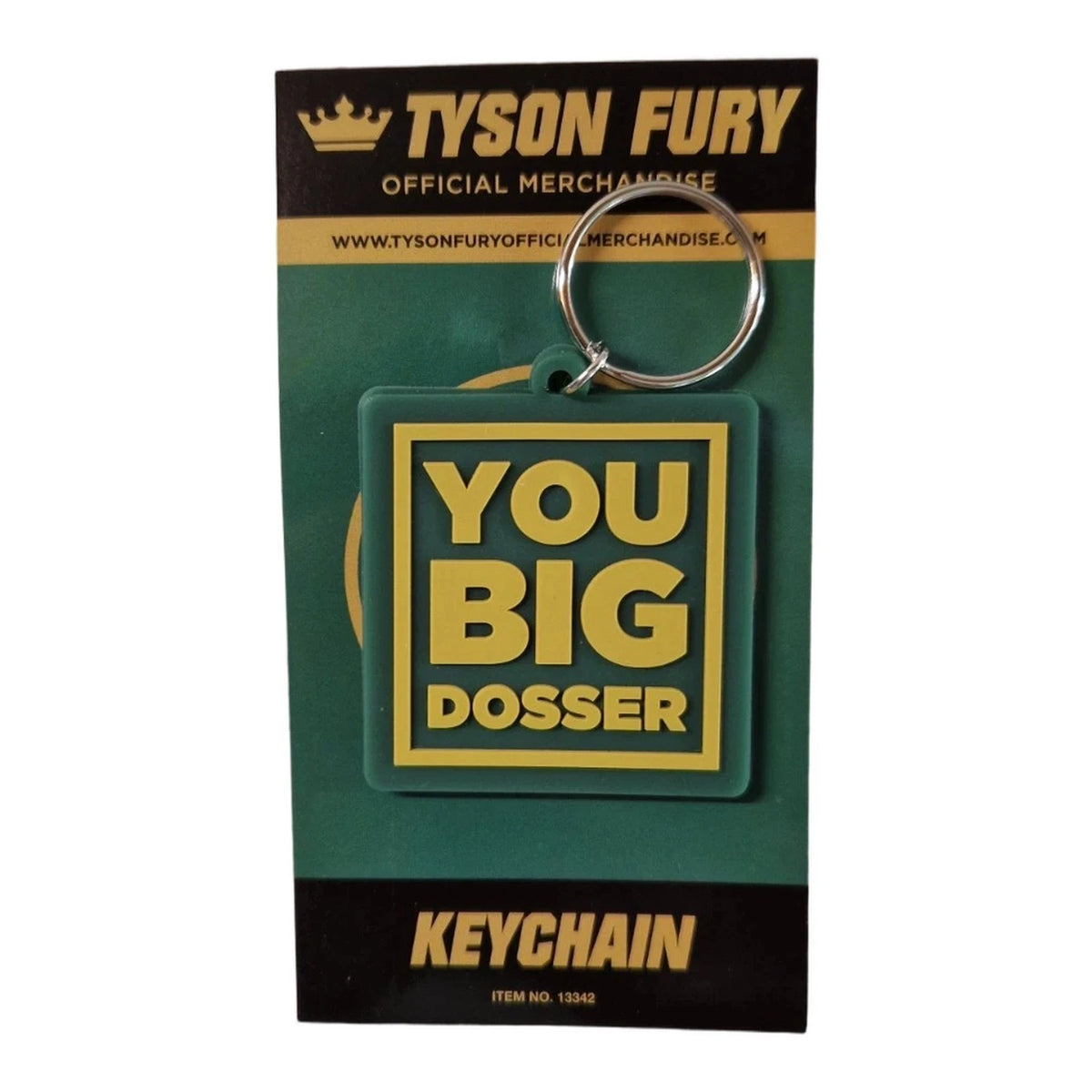 Official Licensed Tyson Fury Gypsy King Keychain Keyring Choose Slogan