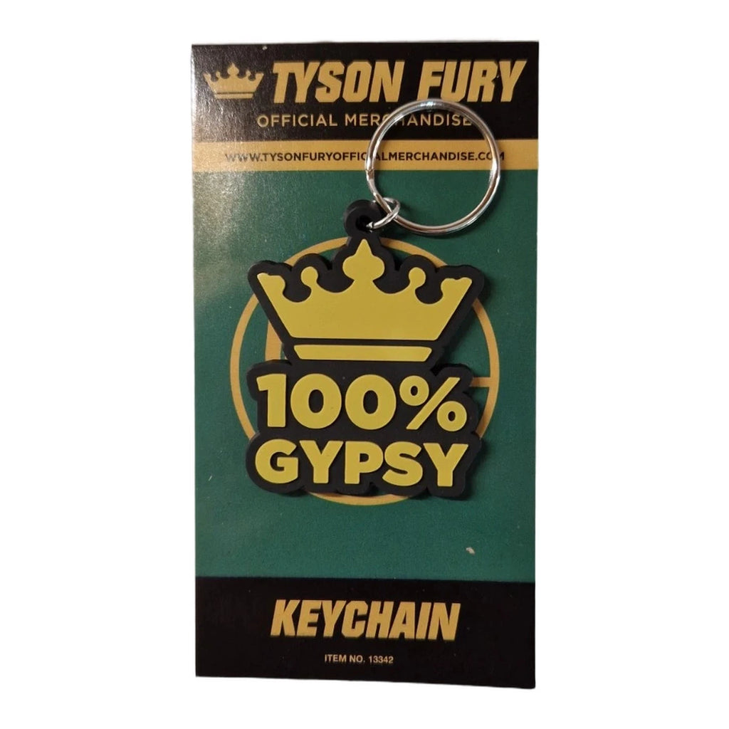 Official Licensed Tyson Fury Gypsy King Keychain Keyring Choose Slogan