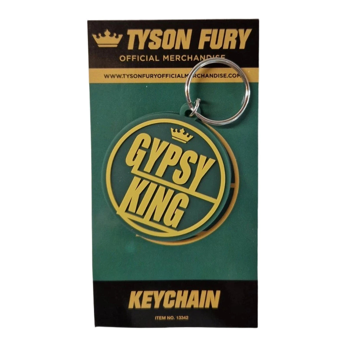 Official Licensed Tyson Fury Gypsy King Keychain Keyring Choose Slogan