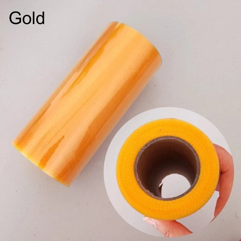 3 x 6 " x 25 Yards Tulle Roll Spool Fabric for Tutu, Party, Birthday Wrapping