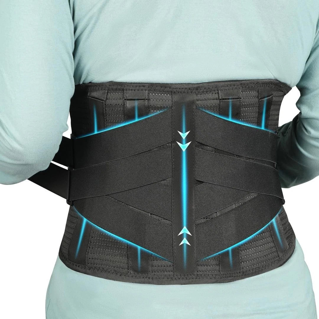 Back Support Belt for Lower Back Pain Adjustable Lumbar Support Brace Comfort