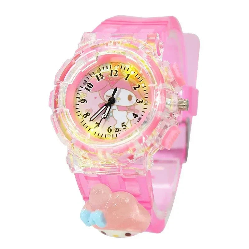 New Luminous Children's Watch Cartoon Pony Paoli Pointer Quartz Cute Watch.