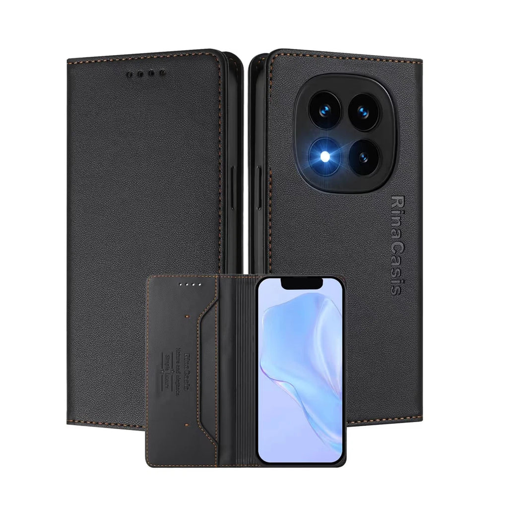 Xiaomi Redmi Note 14 Pro Plus 5G PU Leather Wallet Case Magnetic Closure